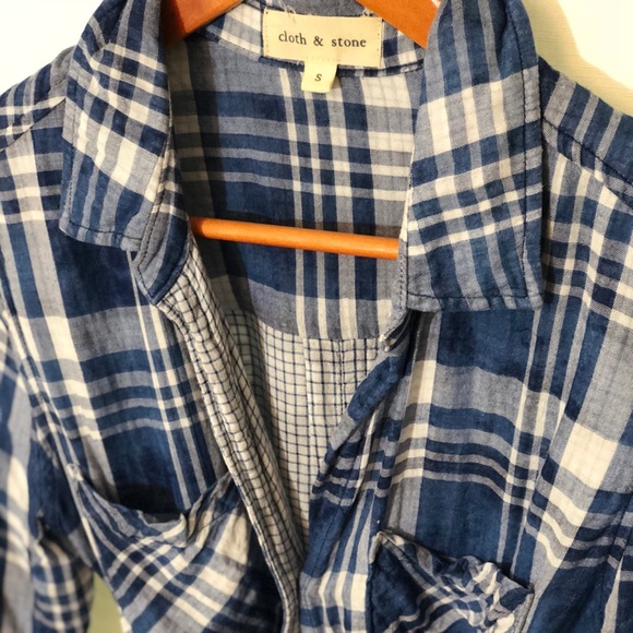 Cloth & Stone plaid shirtdress - Picture 2 of 7
